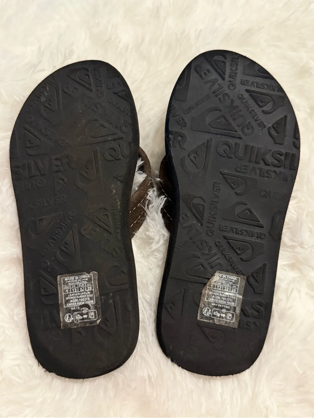 Quicksilver Carter Boys Flip Flops